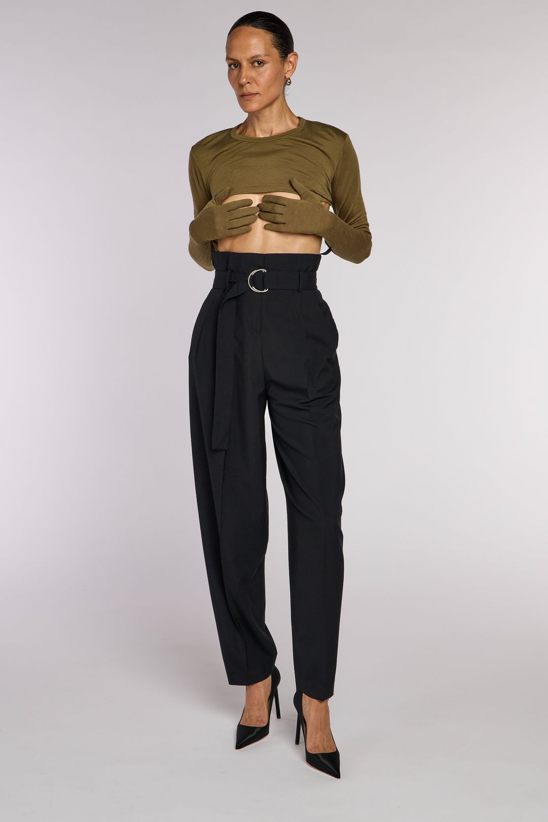 Céline by Phoebe Philo  2017  Black Trousers by Phoebe Philo in size FR 38 from TROUSERS category