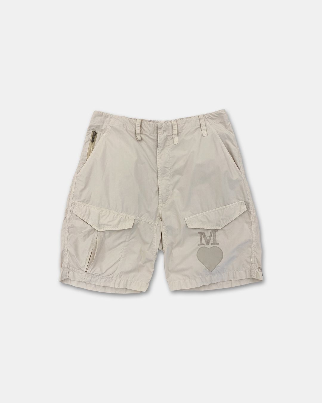 Maharishi 2010s Embroidered Shorts Creme by Maharishi in size M from SHORTS category