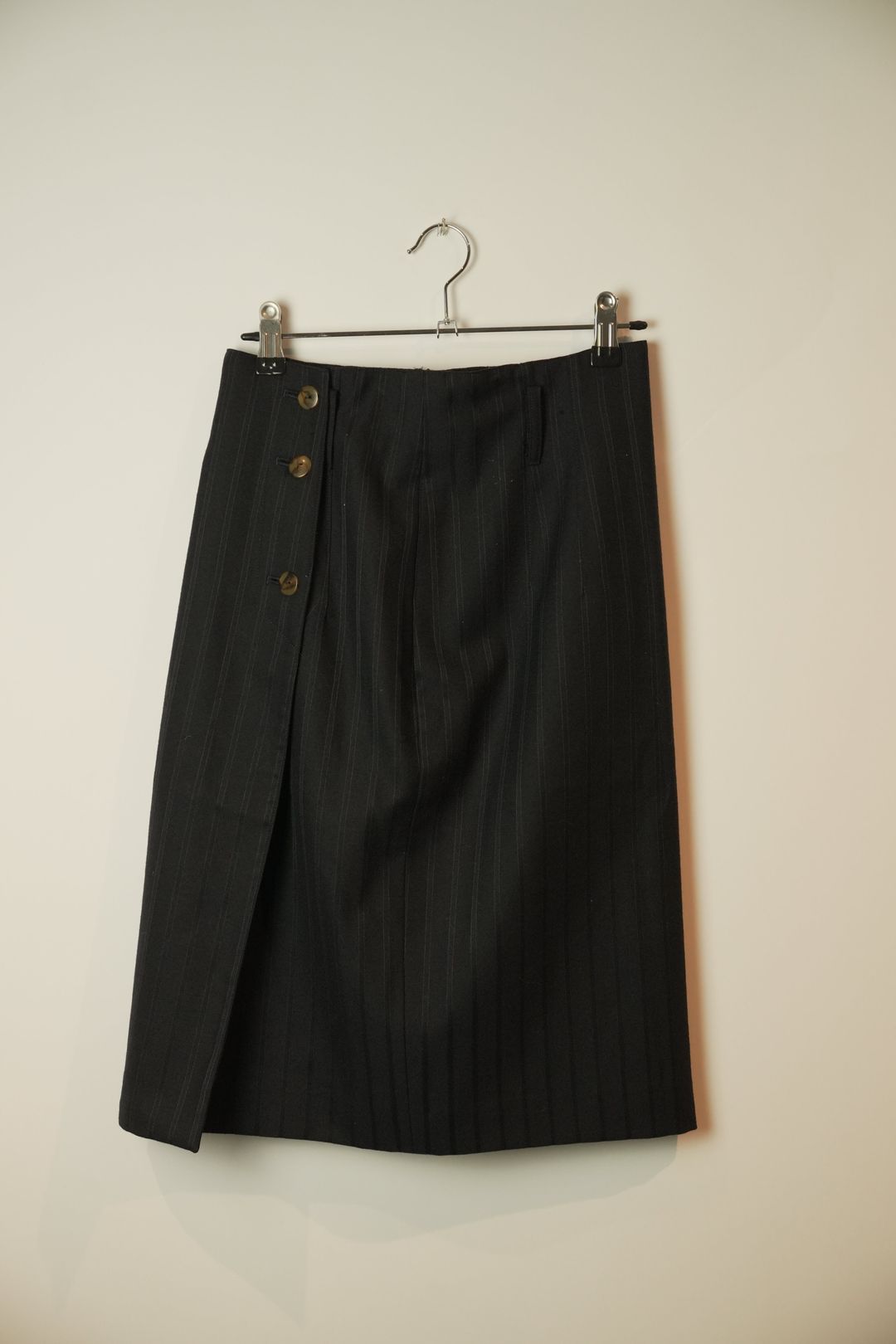Jean Paul Gaultier Pinstripe Pencil Skirt by JEAN PAUL GAULTIER in size AU/UK 8 from SKIRTS category