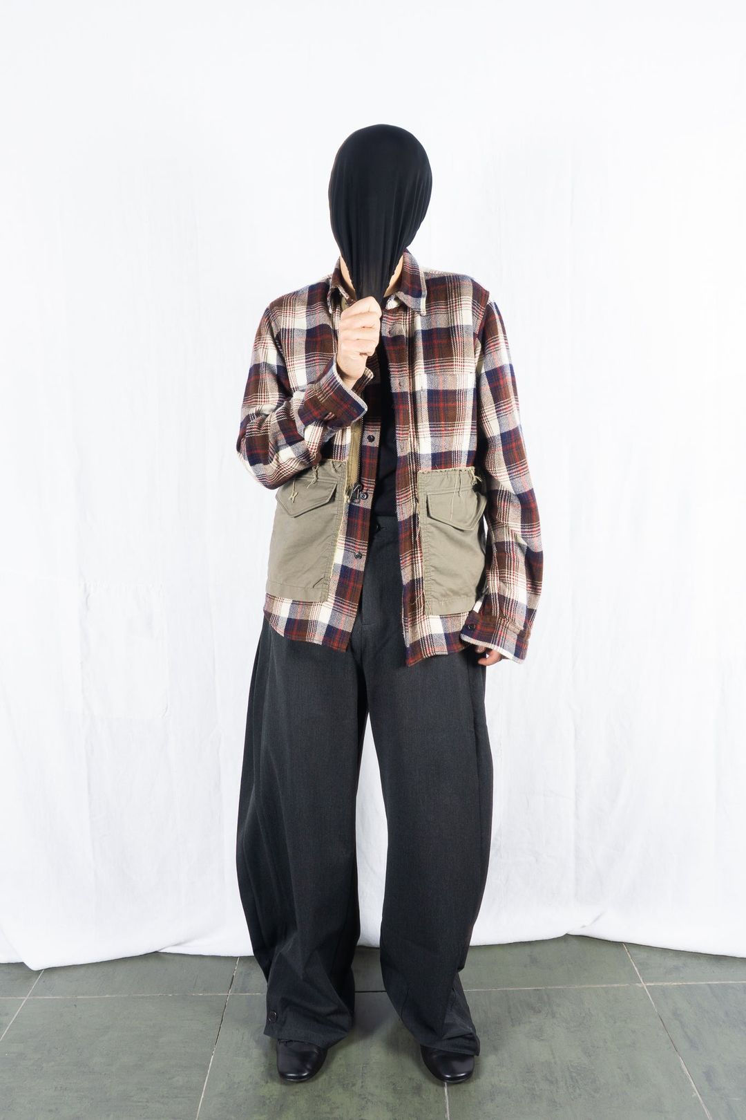Junya Watanabe Man A/W 2006 checked military shirt by JUNYA WATANABE in size M from SHIRTS category