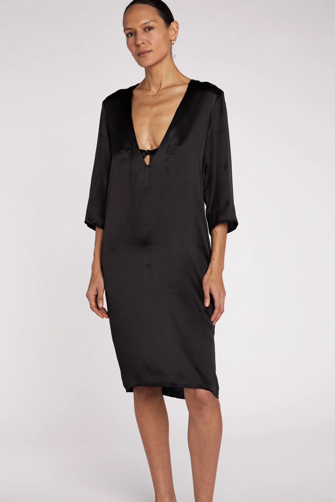 Maison Margiela Black Silk Dress 2010s by MAISON MARGIELA in size IT 44 from DRESSES category