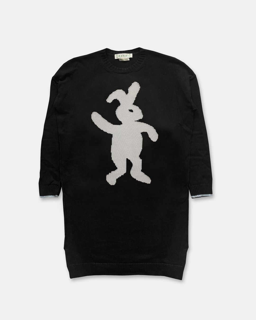 Marni AW2019 Dance Bunny Knit Dress Black by MARNI in size ONE SIZE from DRESSES category