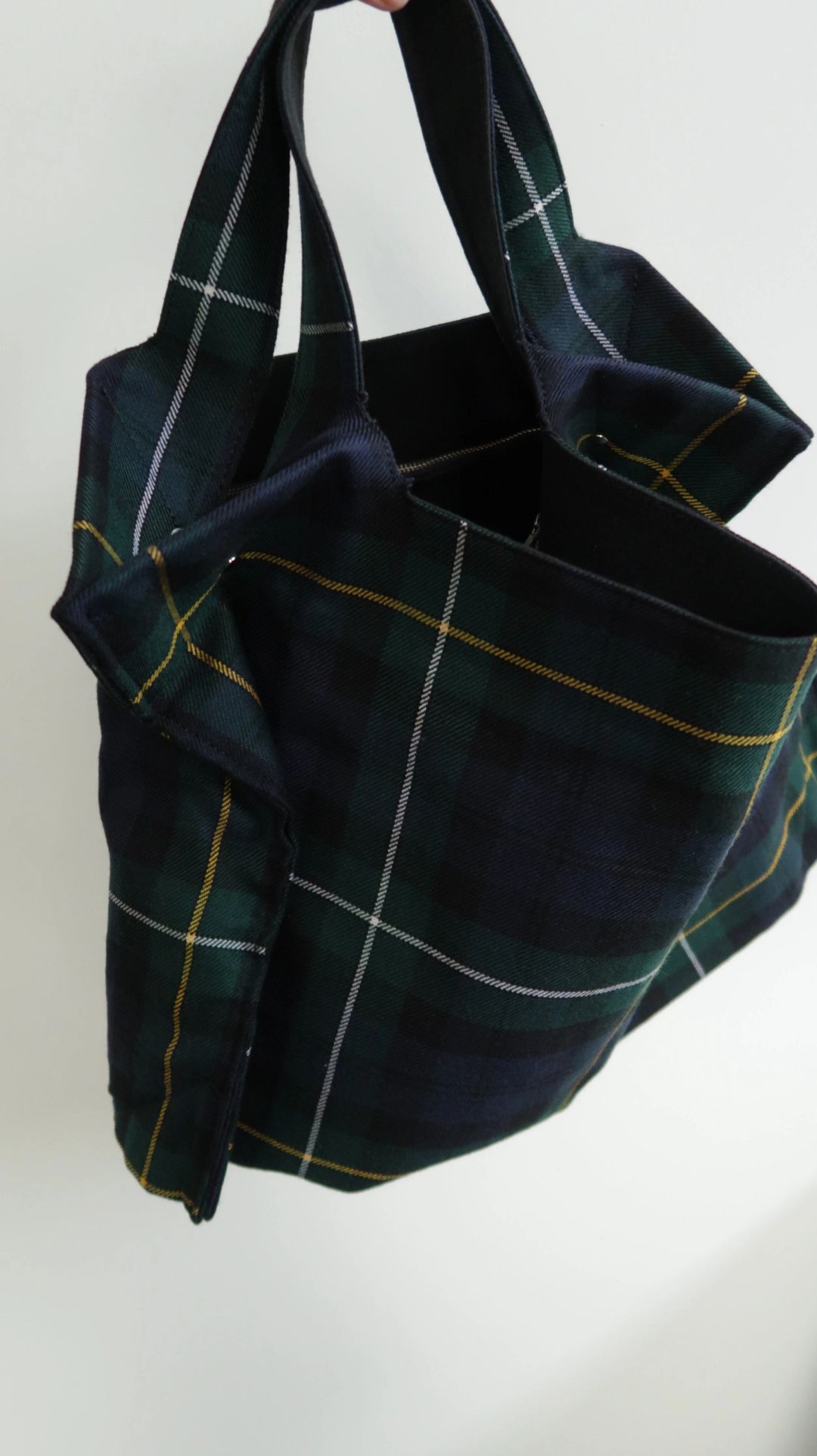 TARTAN WOOL TOTE by COMME DES GARÇONS in size ONE SIZE from BAGS category