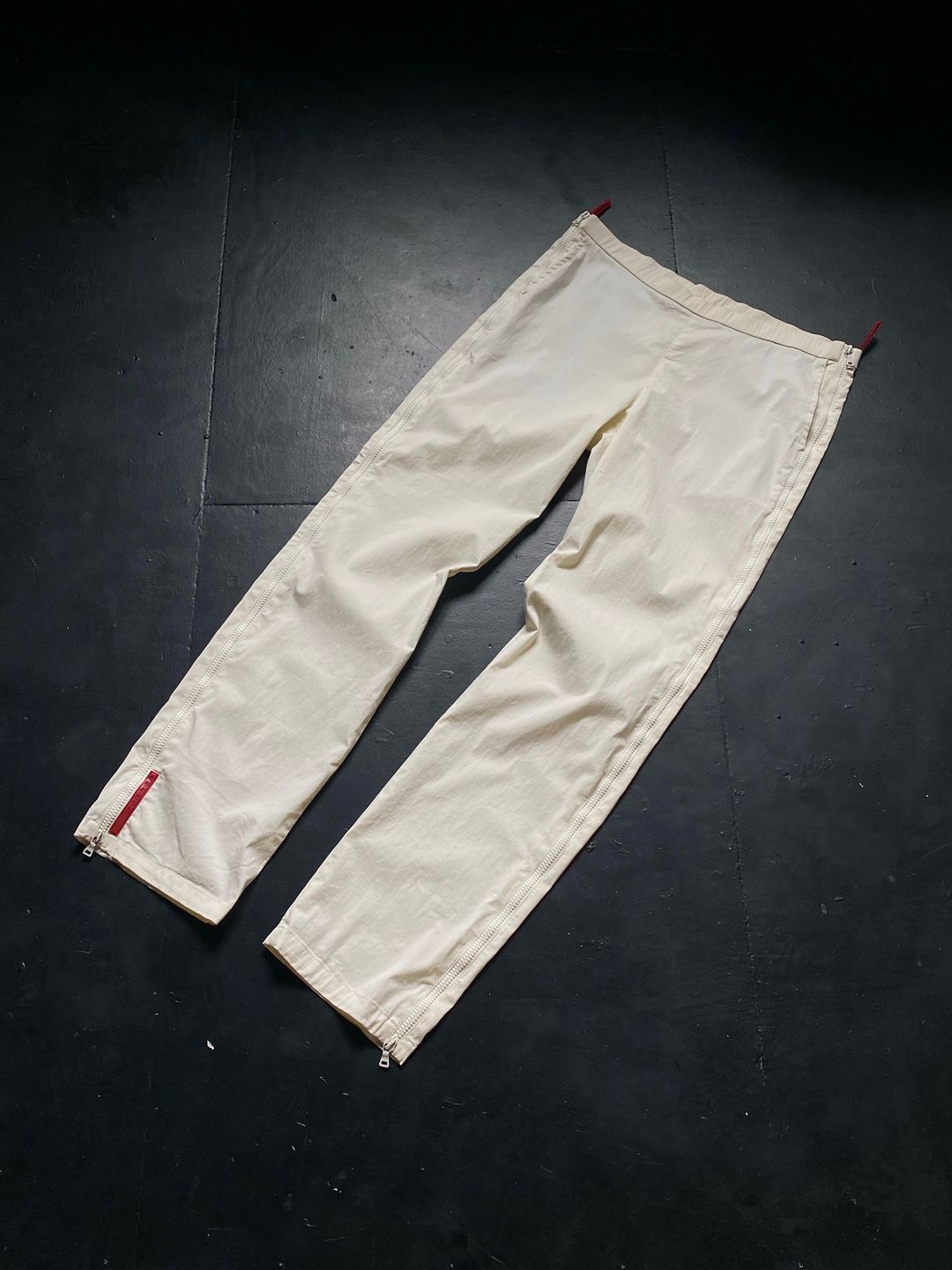 SS 00 Prada Sport Full Zip Trousers by PRADA in size W32 from trousers category
