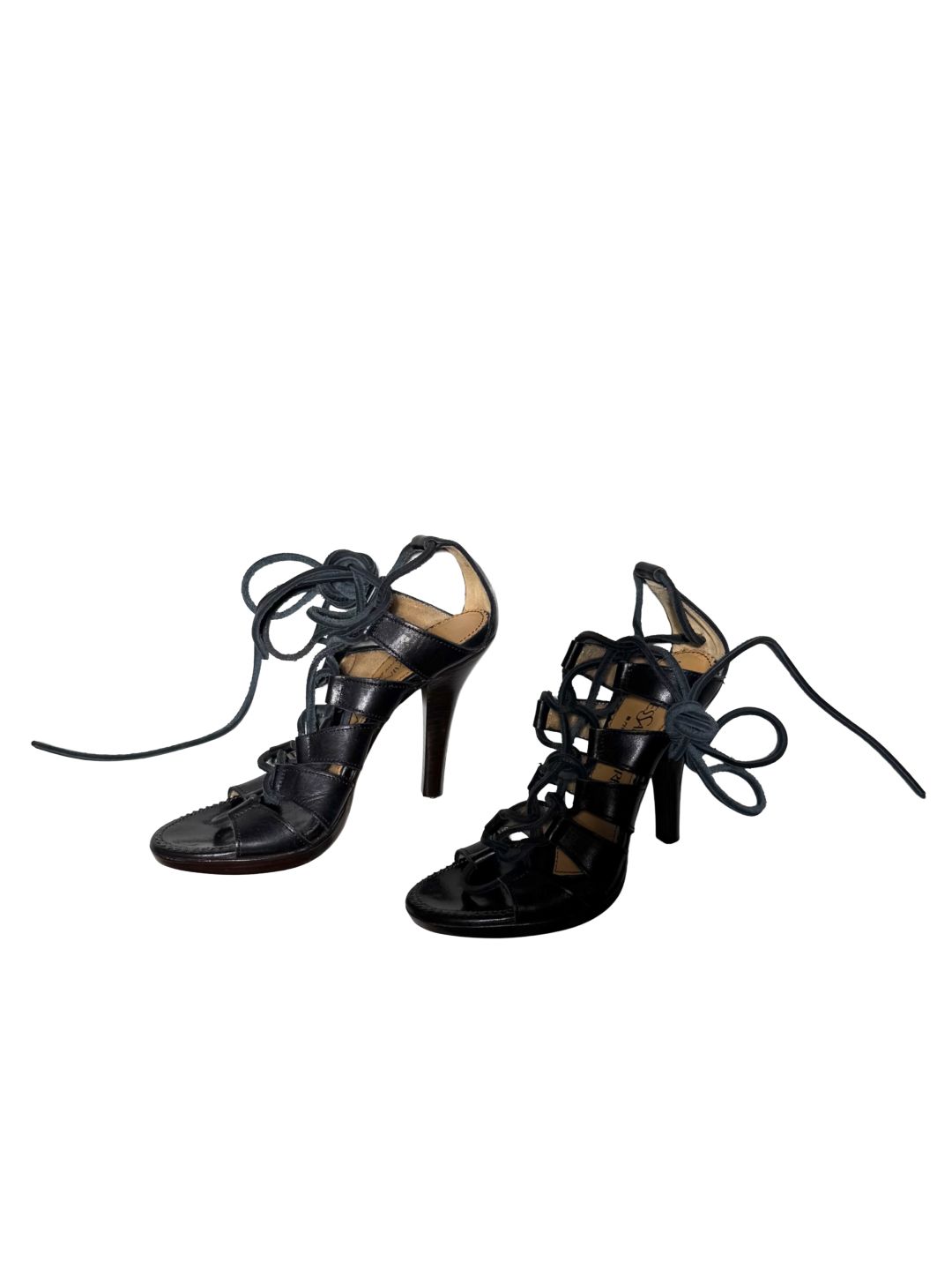 Yves Saint Laurent by Tom Ford AW 2002 Lace Up Heels by YVES SAINT LAURENT in size EU 36 from SHOES category