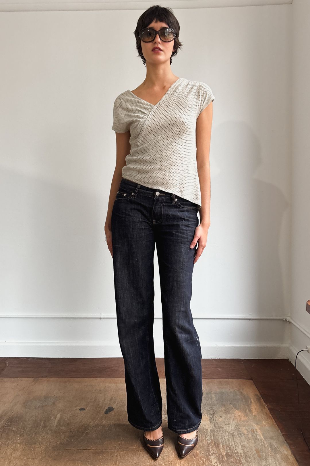 70S MESH TOP by ISSEY MIYAKE in size XS from TOPS category