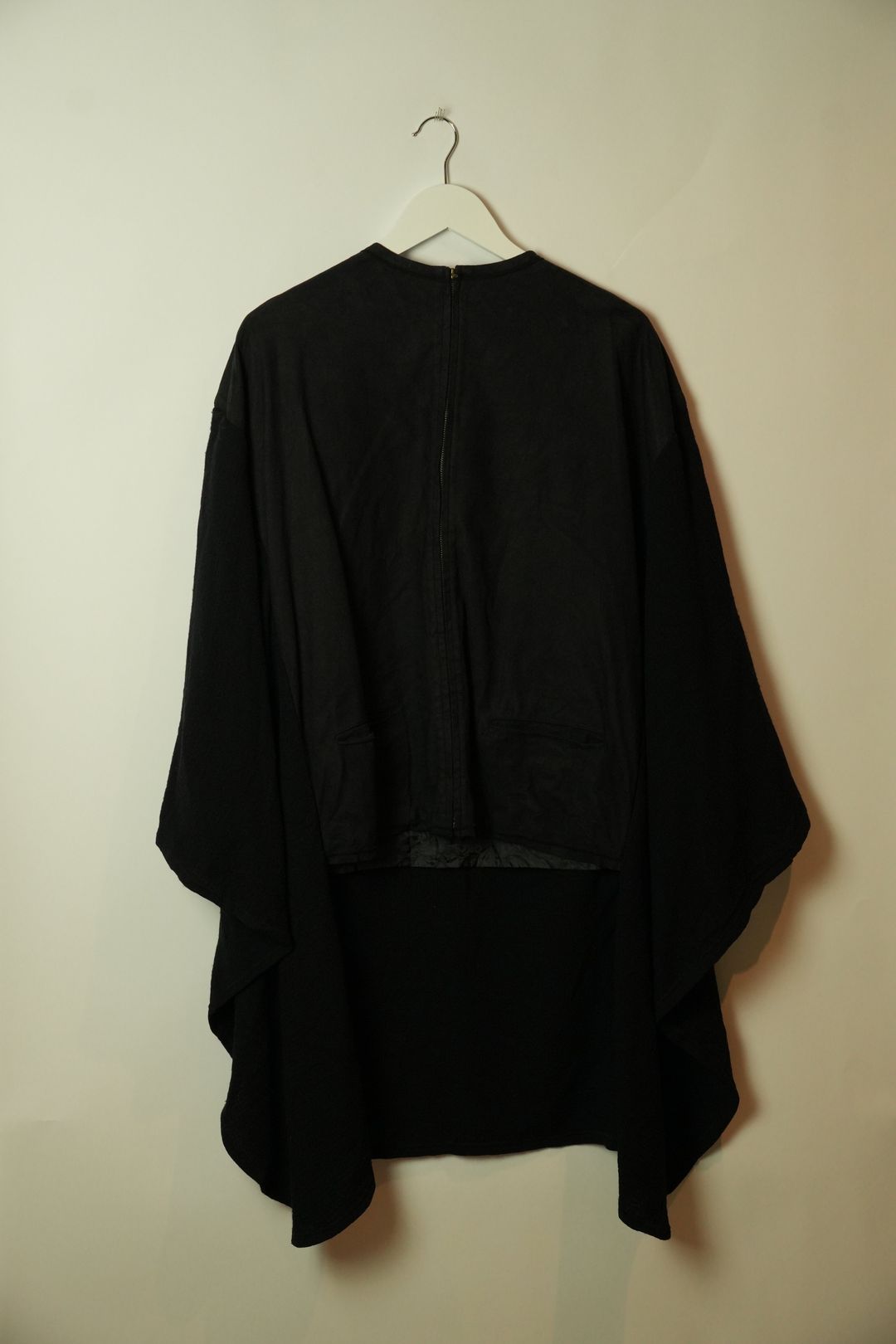 Jean Paul Gaultier Batwing Suede Like Assymetrical Jacket by JEAN PAUL GAULTIER in size AU/UK 14 from COATS & JACKETS category