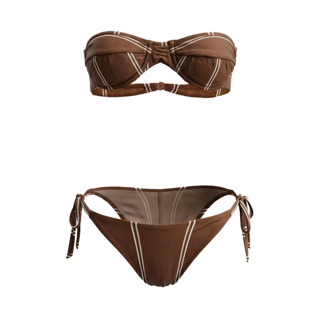 Gianni Versace 1990s Stripe Bikini by VERSACE in size ONE SIZE from Swimwear category