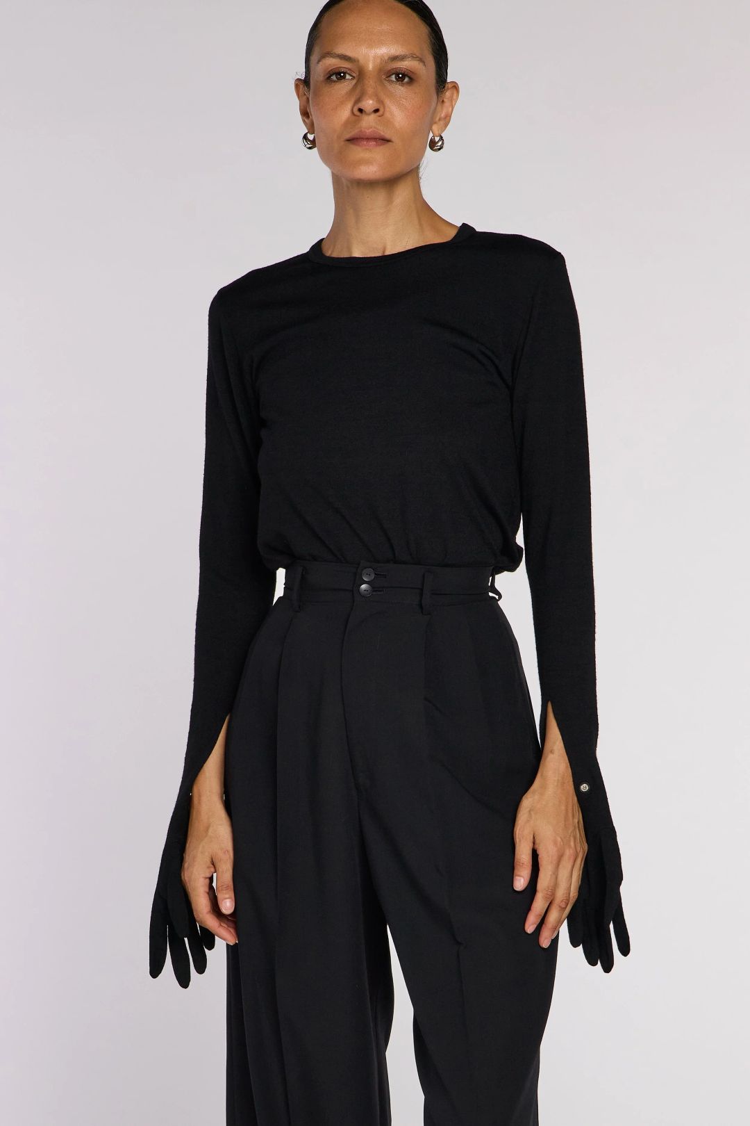 Comme des Garçons A/W 1987 Black Glove Top by COMME DES GARÇONS in size ONE SIZE from TOPS category