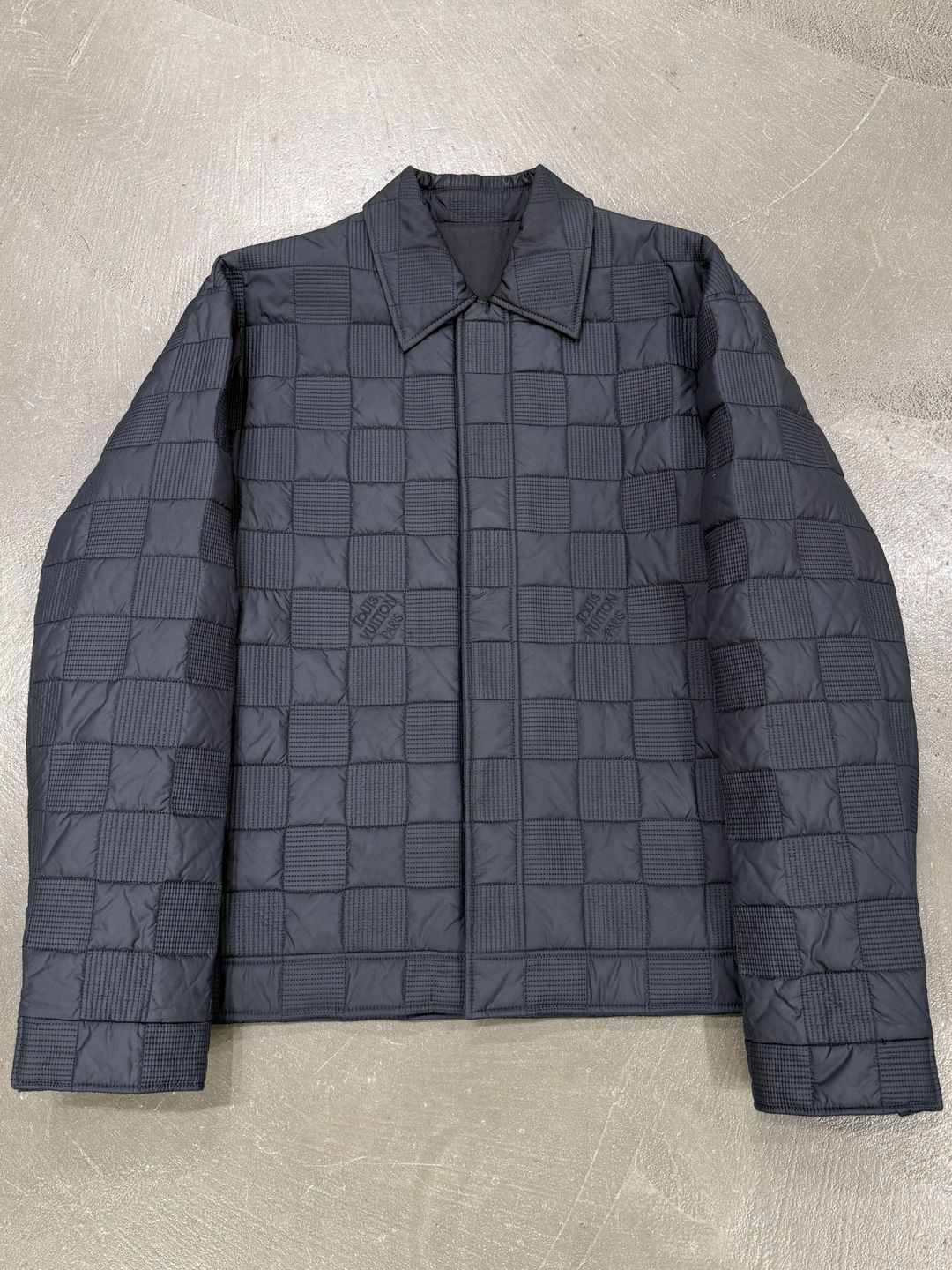 2021 Louis Vuitton quilted damier padded jacket by LOUIS VUITTON in size ONE SIZE from COATS & JACKETS category