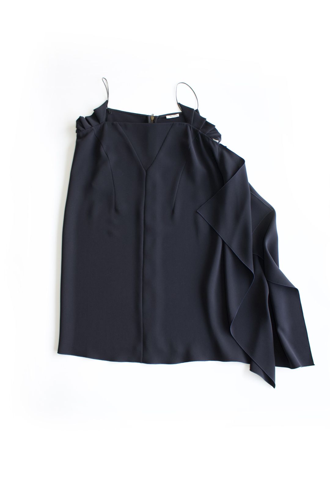 Miu Miu FW 2009 black asymmetrical cocktail dress by MIU MIU in size IT 46 from DRESSES category