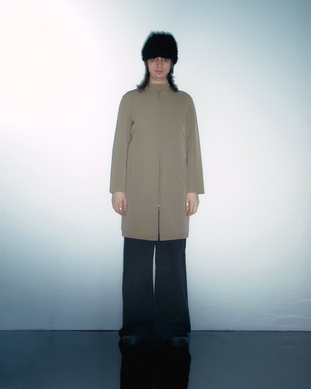 Long Line Beige Zip Up Jacket by BURBERRY PROSUM in size ONE SIZE from COATS & JACKETS category