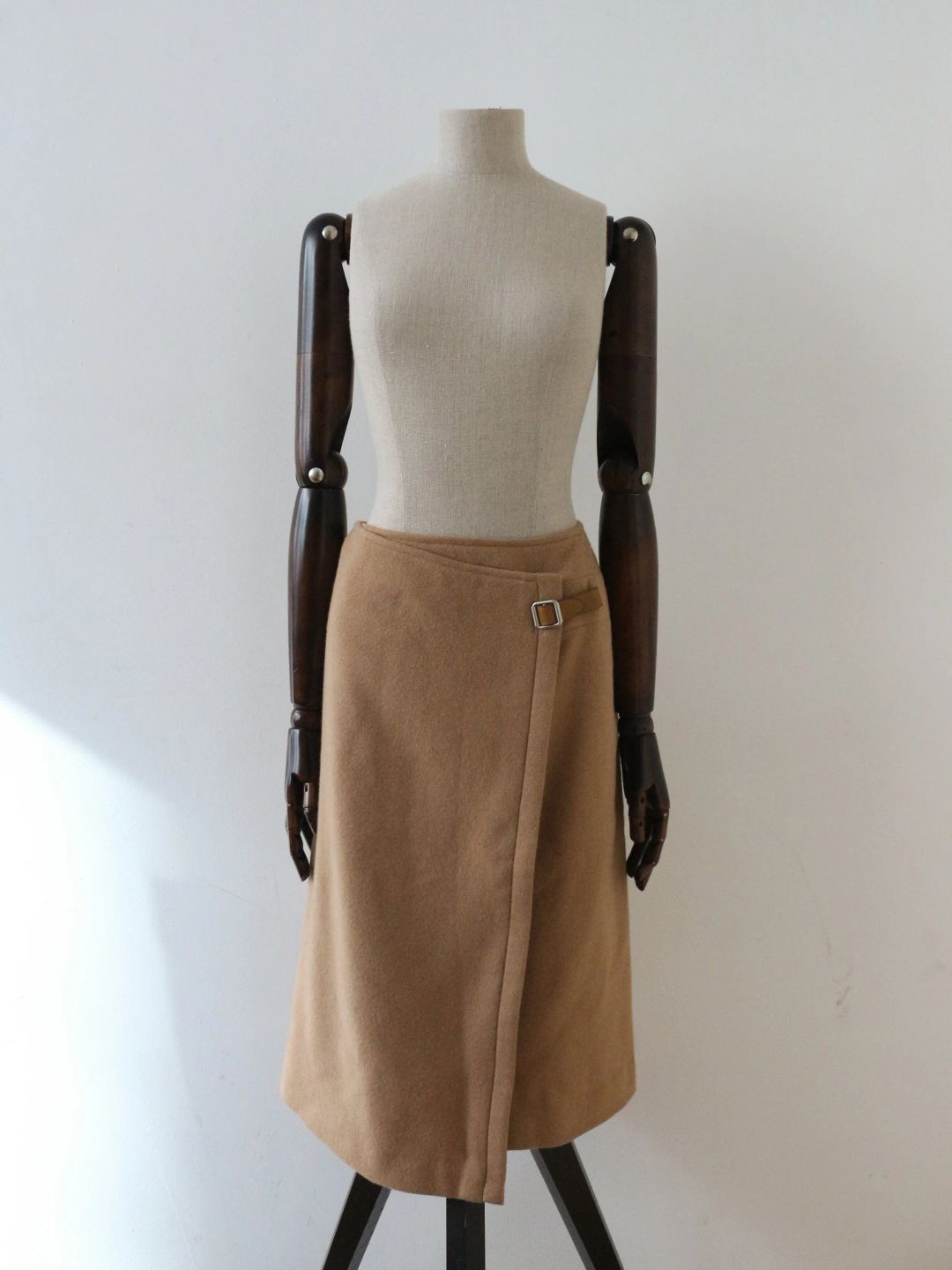 Hermes by Martin Margiela F/W00 Camel Hair Wrap Skirt by HERMÈS in size EU 40 from SKIRTS category