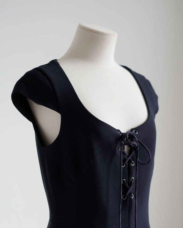 Miu Miu lace up dress by MIU MIU in size XS from DRESSES category
