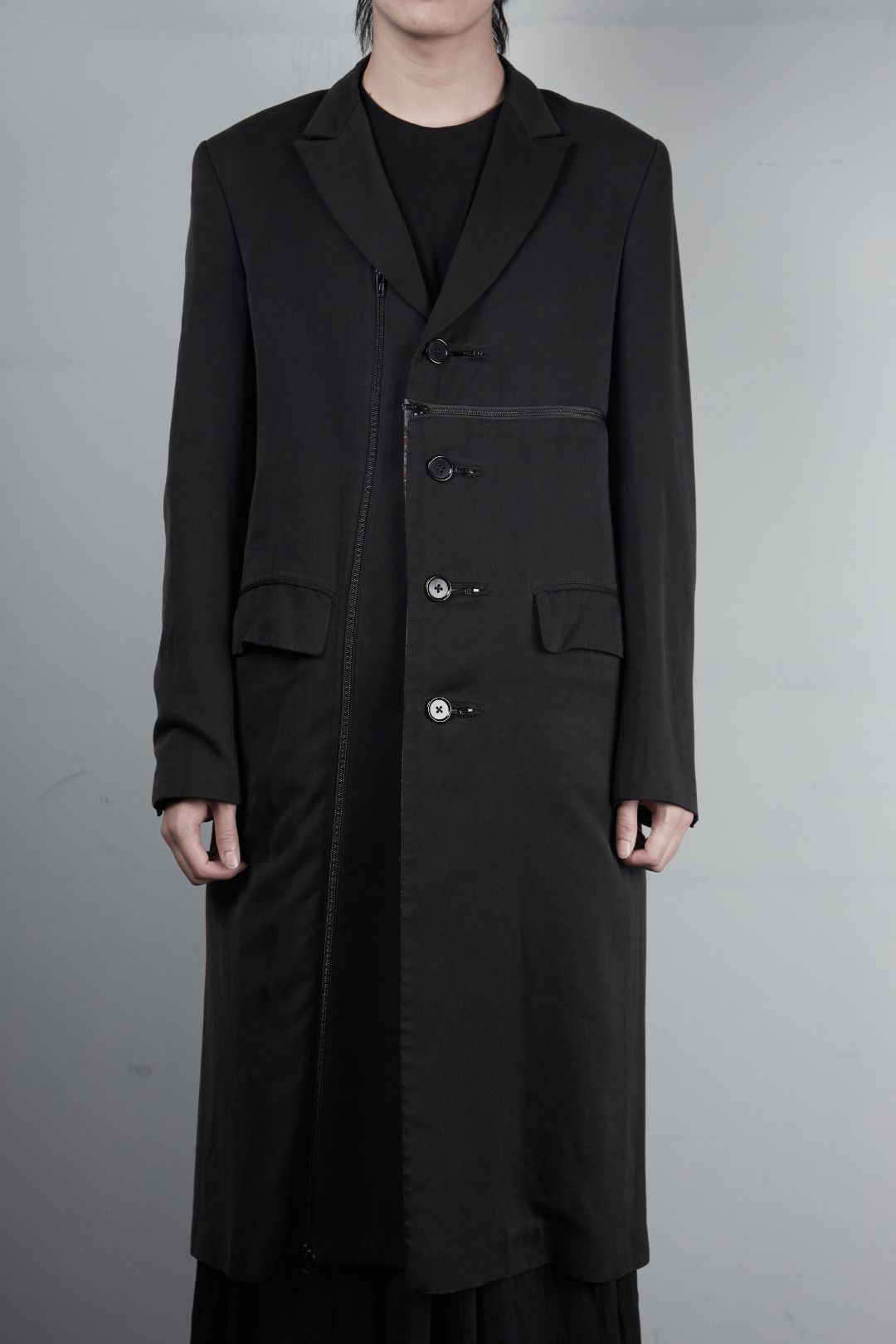 08AW Check Coat by YOHJI YAMAMOTO in size L from COATS & JACKETS category