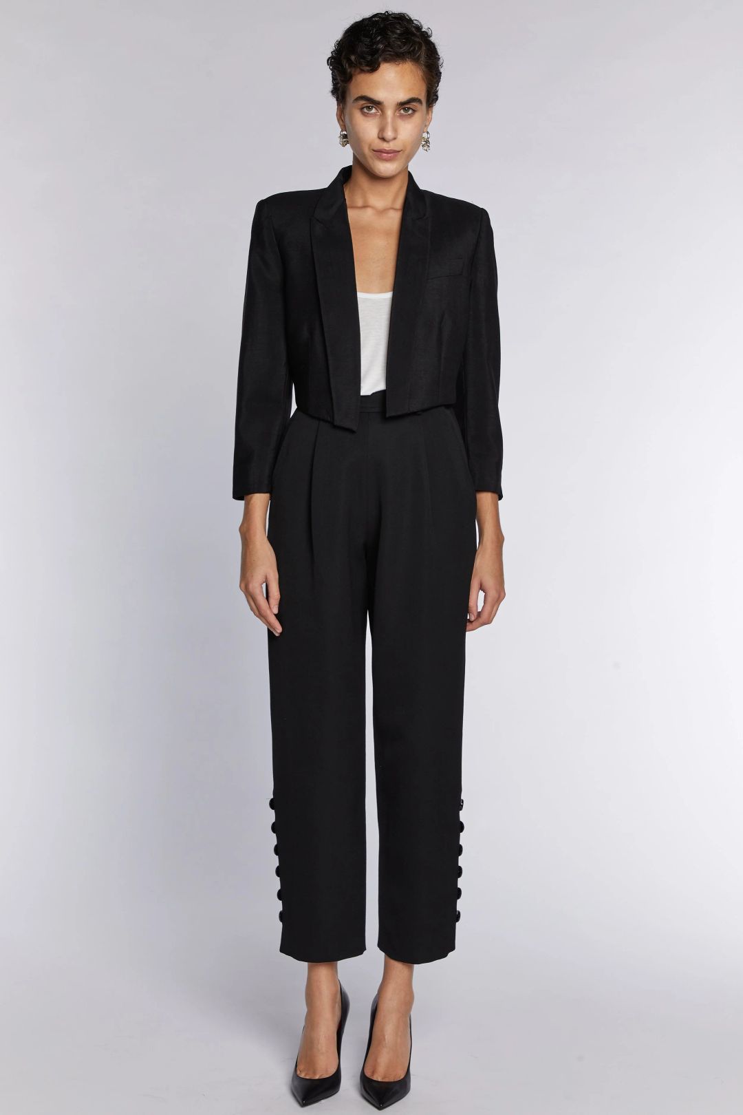 Yves Saint Laurent Rive Gauche Pencil Trousers 1990s by YVES SAINT LAURENT in size FR 36 from TROUSERS category