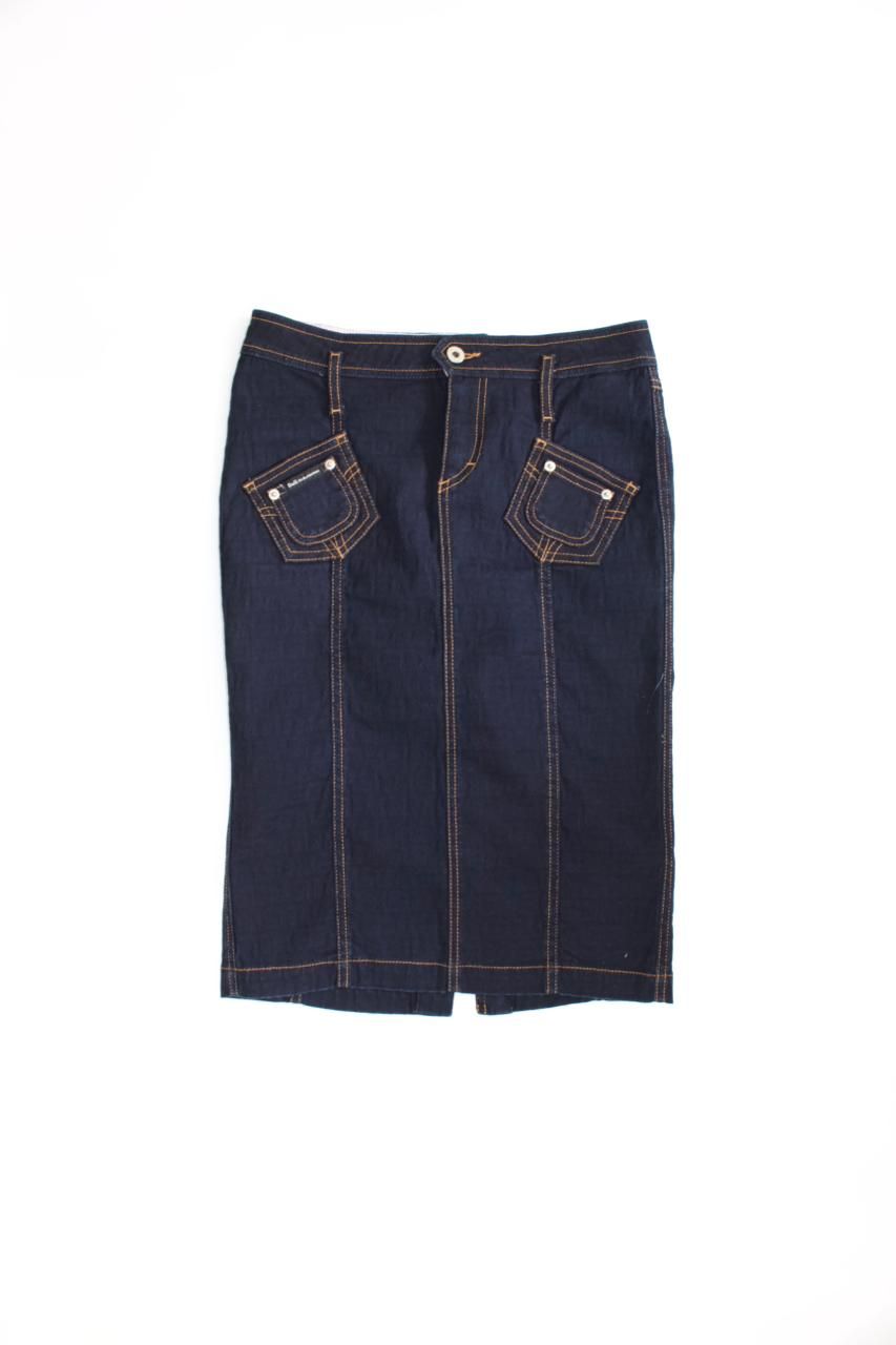 Dolce & Gabbana 2000s denim pencil skirt by DOLCE & GABBANA in size W26 from SKIRTS category