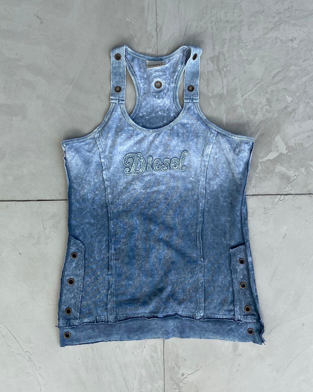 DIESEL 2000'S LOGO VEST - XXL by DIESEL in size XXL from TOPS category