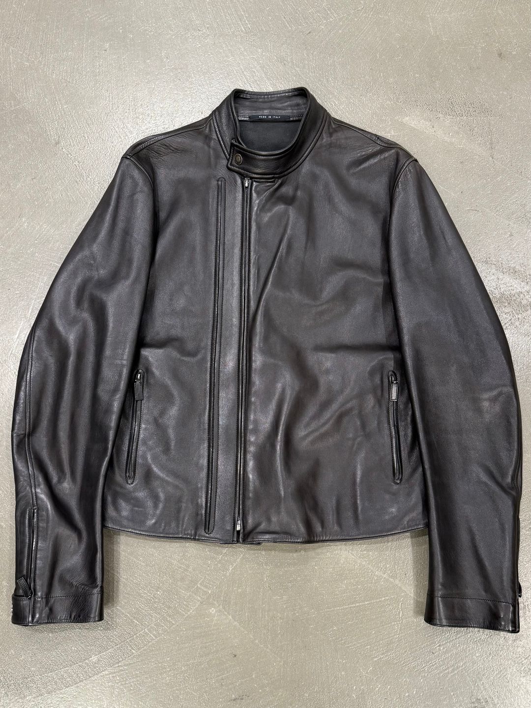 2000s Gucci by Tom Ford biker leather jacket by GUCCI in size ONE SIZE from COATS & JACKETS category