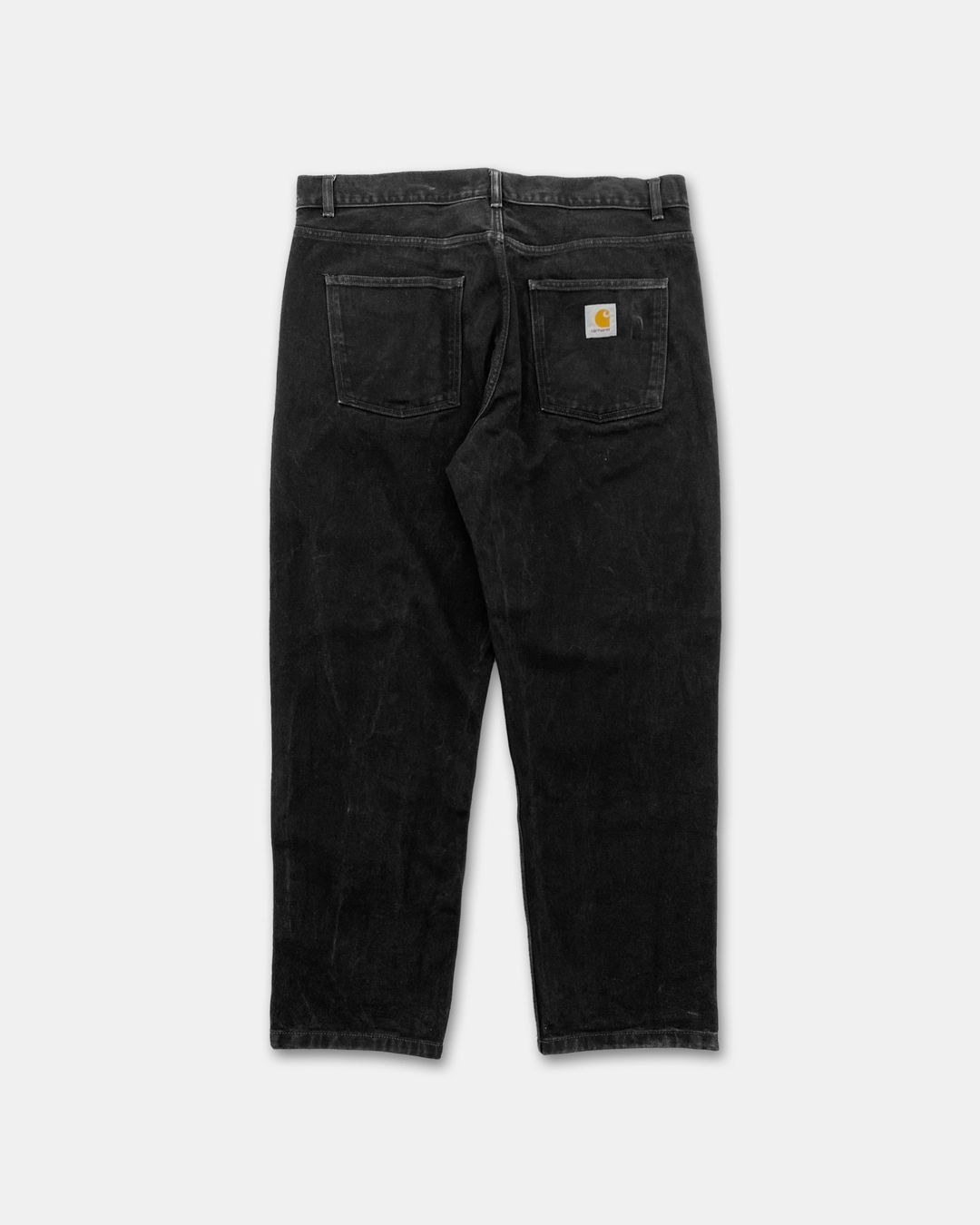 Carhartt WIP 2020s Relaxed Tapered Fit Newel Pants Black by Carhartt WIP in size W38 from DENIM category