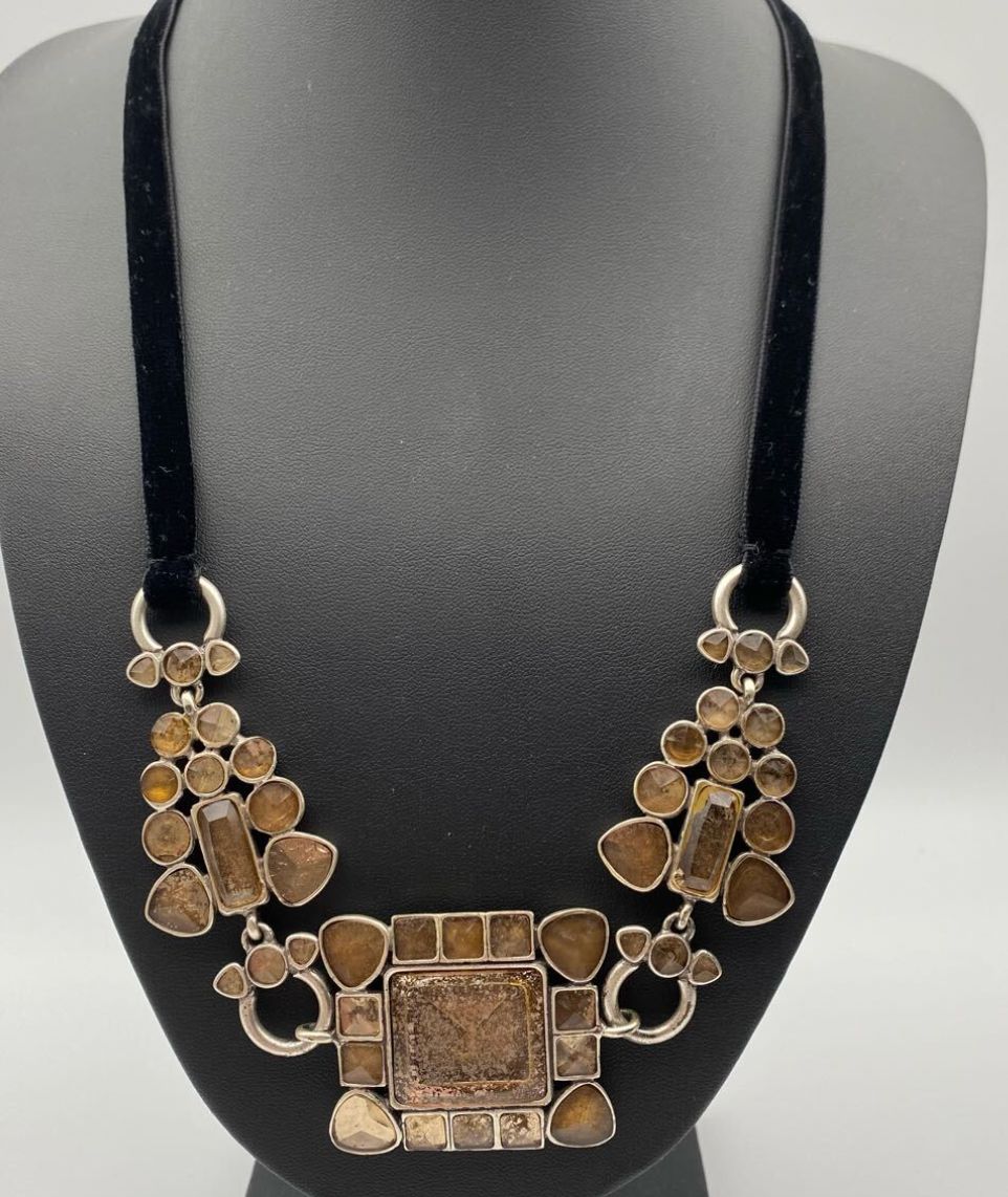 Yves saint laurent necklace choker with coloured stones / belt by YVES SAINT LAURENT in size N/A from ACCESSORIES category