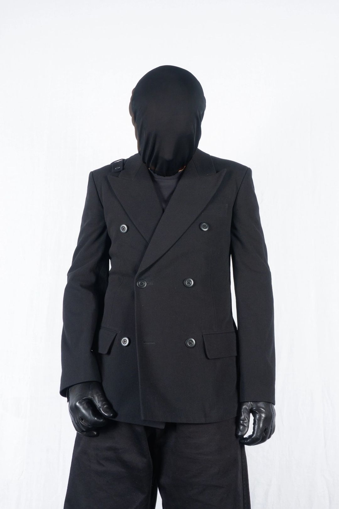 Yohji Yamamoto Pour Homme A/W 2013 double-breasted jacket by YOHJI YAMAMOTO in size M from COATS & JACKETS category
