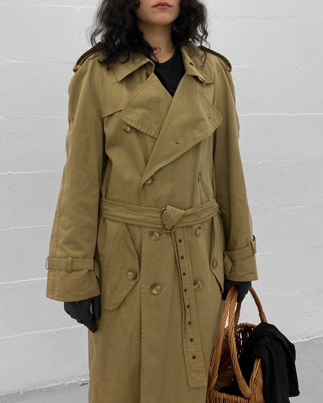 Boss Creation Hugo Boss Paris 1970s Trench Coat Beige by Boss Creation Hugo Boss Paris in size L from COATS & JACKETS category