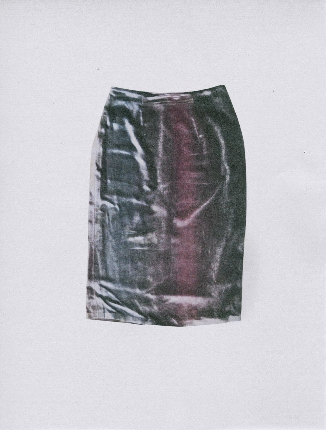 Maison Martin Margiela Velvet Ombre Skirt by MAISON MARGIELA in size EU 36 from SKIRTS category