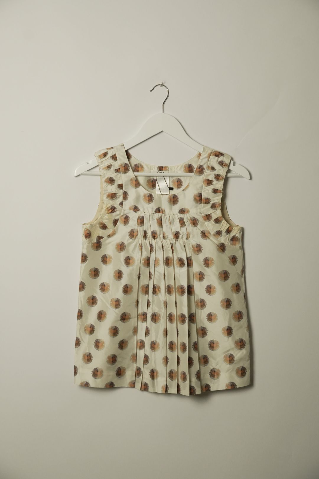 Chloe Polka Dot Silk Sless Top by CHLOÉ in size XS from TOPS category