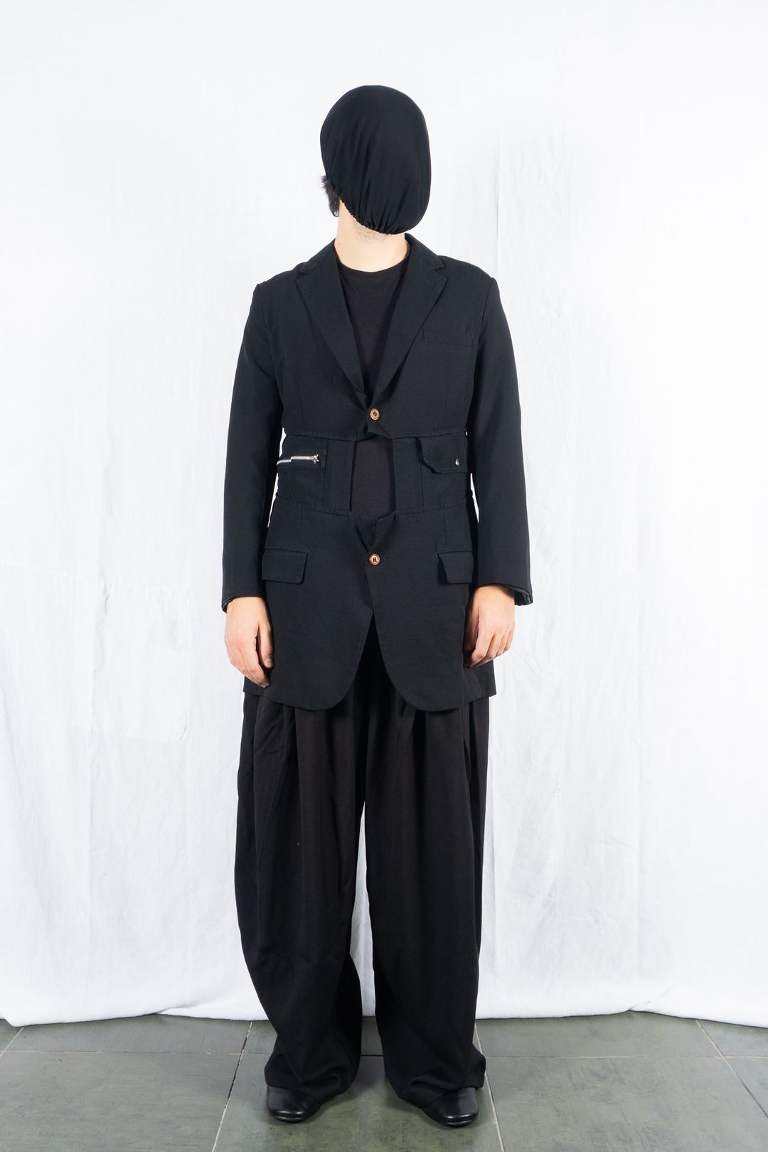 Comme des Garçons Homme Plus S/S 2020 long deconstructed jacket by COMME DES GARÇONS HOMME PLUS in size M from COATS & JACKETS category
