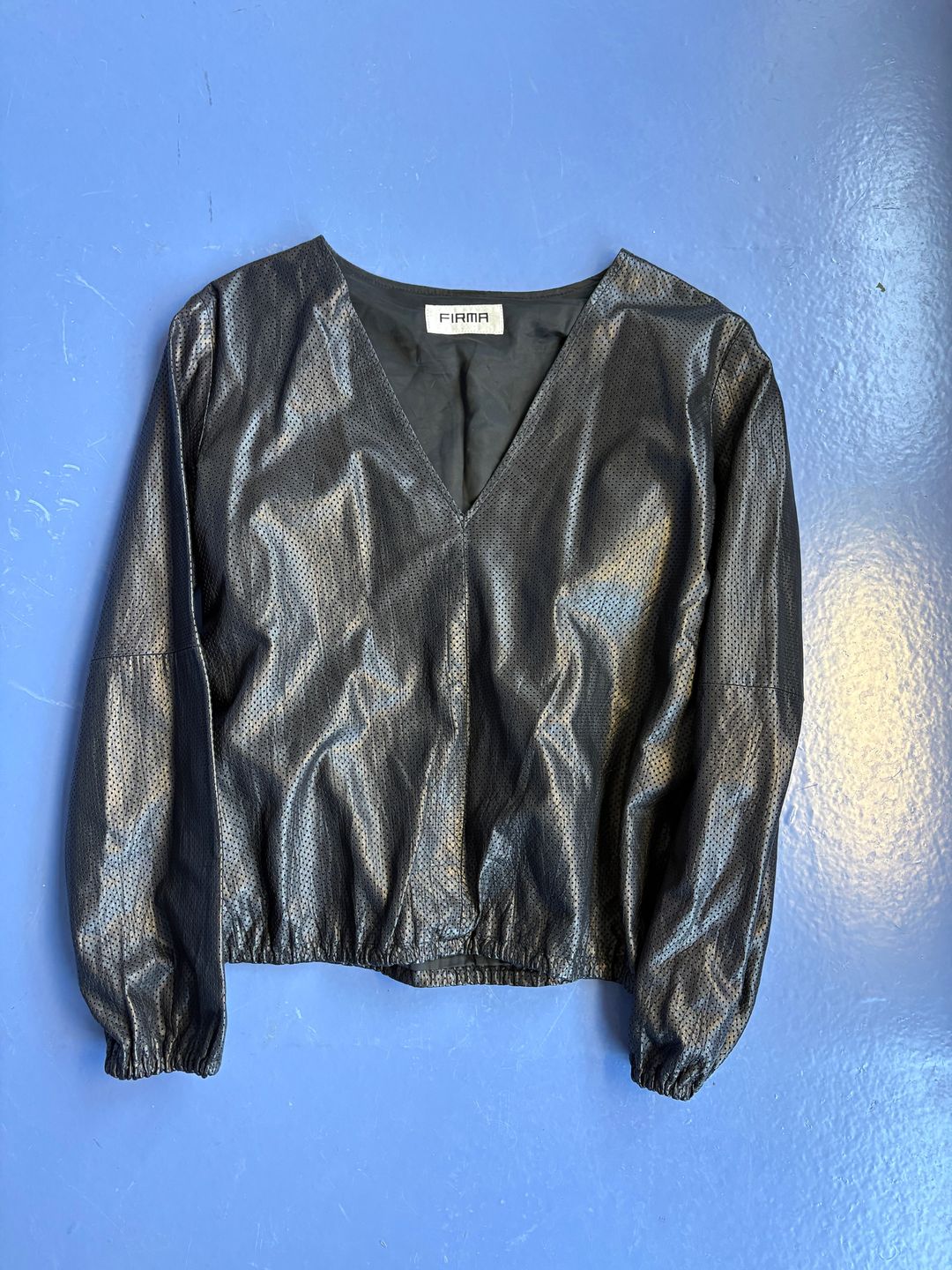 Perforated Leather Long Sleeve by FIRMA BERLIN in size ONE SIZE from TOPS category