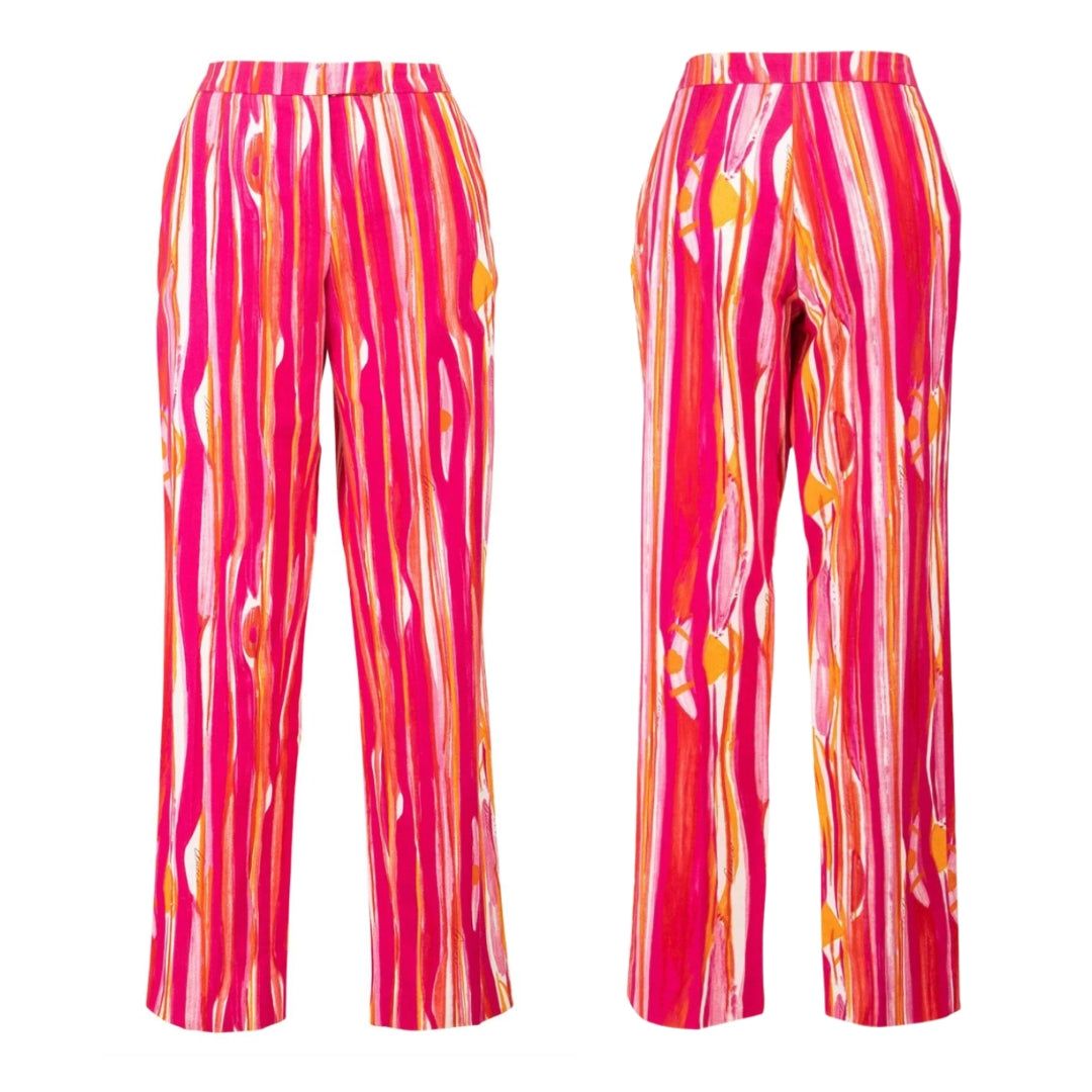 Gucci Spring Summer 1996 Runway Pink Paint Pant by GUCCI in size IT 44 from TROUSERS category