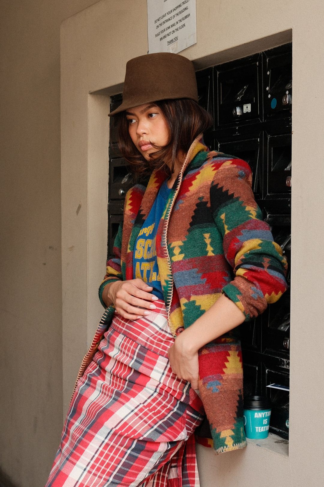 David Paul New York Aztec Blazer by VENDOR-UNKNOWN in size S from COATS & JACKETS category
