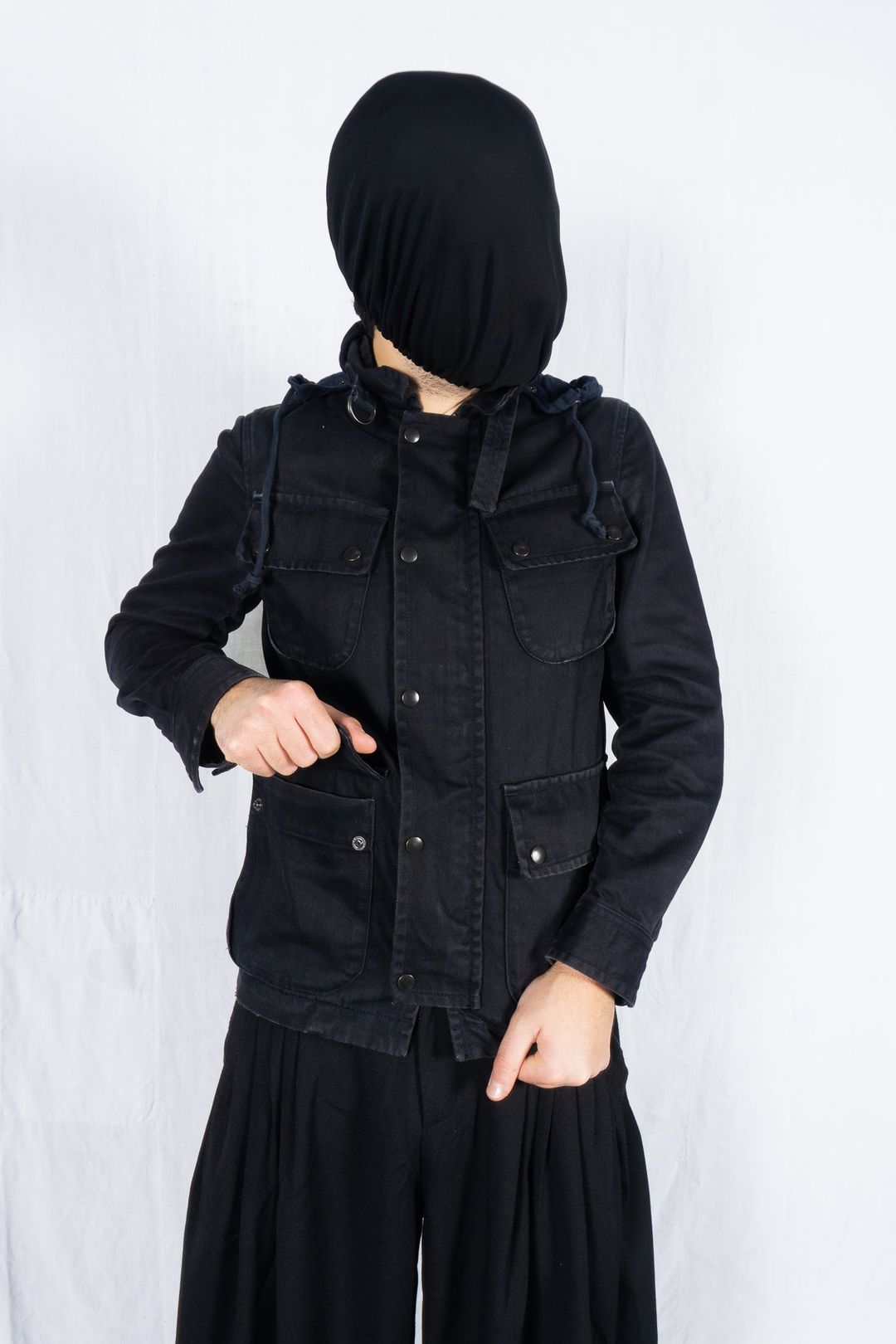 Comme des Garçons Homme A/W 2008 multi-pocket jacket by COMME DES GARÇONS HOMME PLUS in size S from COATS & JACKETS category