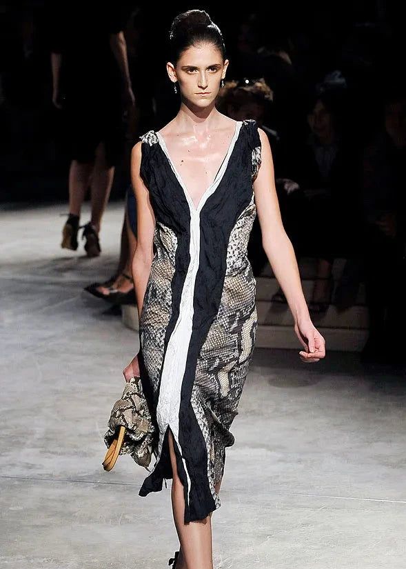 Prada snake print dress, Spring 2009 by PRADA in size IT 42 from DRESSES category