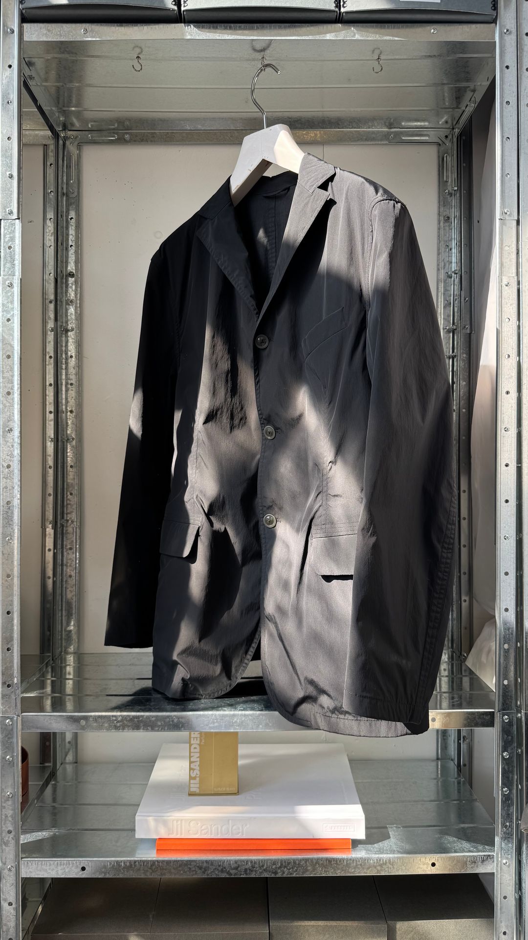 MEN'S NYLON BLAZER by JIL SANDER in size L from COATS & JACKETS category