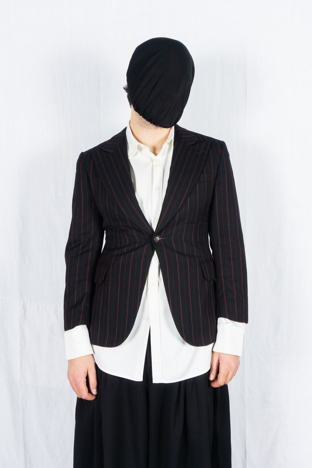 Junya Watanabe Man A/W 2004 red striped jacket by JUNYA WATANABE in size S from COATS & JACKETS category