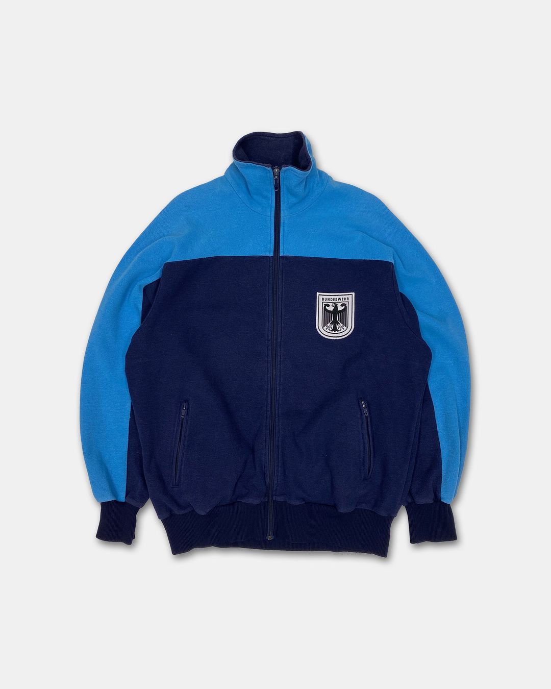 Vintage 1990s German Bundeswehr Track Jacket Navy by Vintage in size XL from TRACKSUITS category
