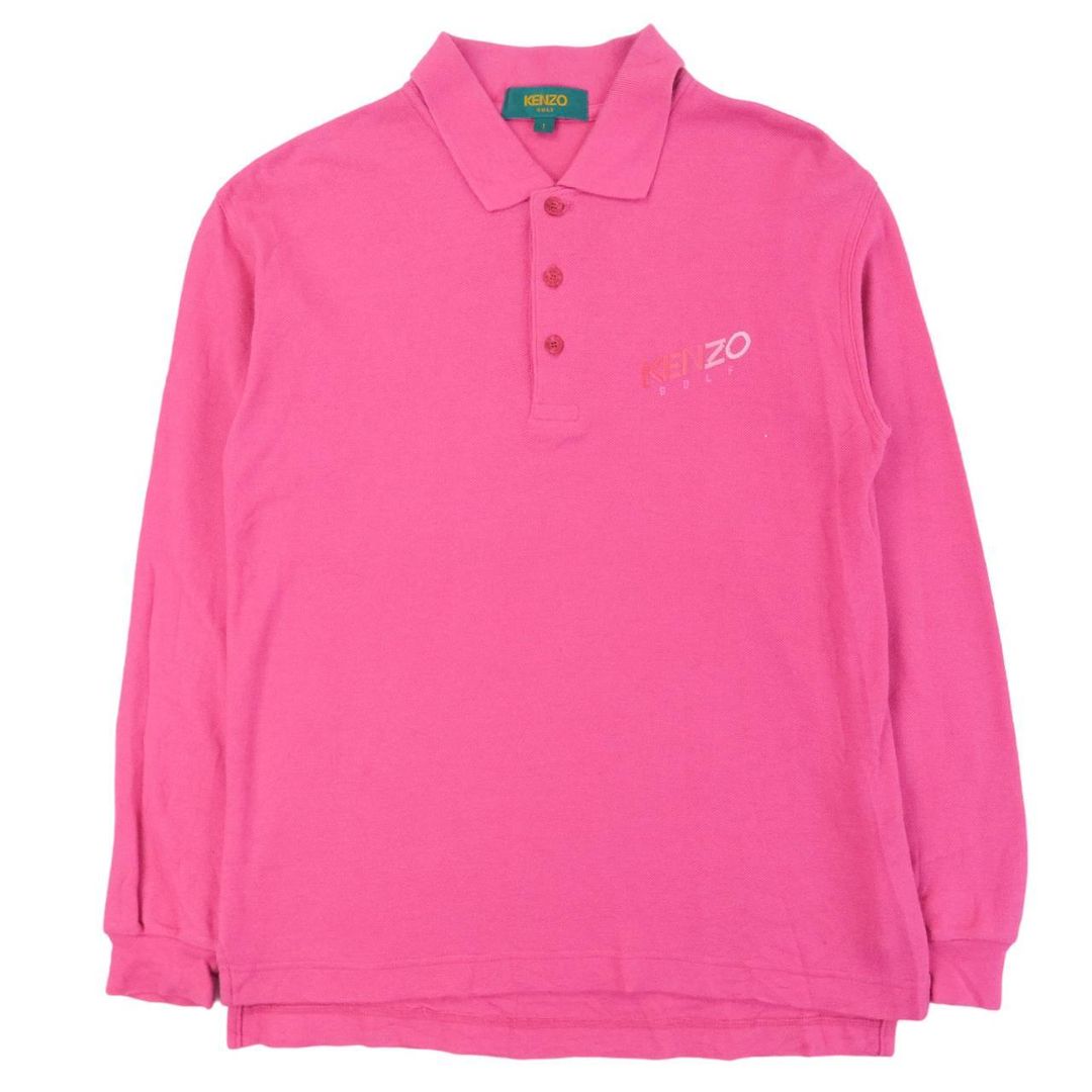 Vintage Kenzo Long Sleeve Polo Shirt Size XS by KENZO in size XS from SHIRTS category
