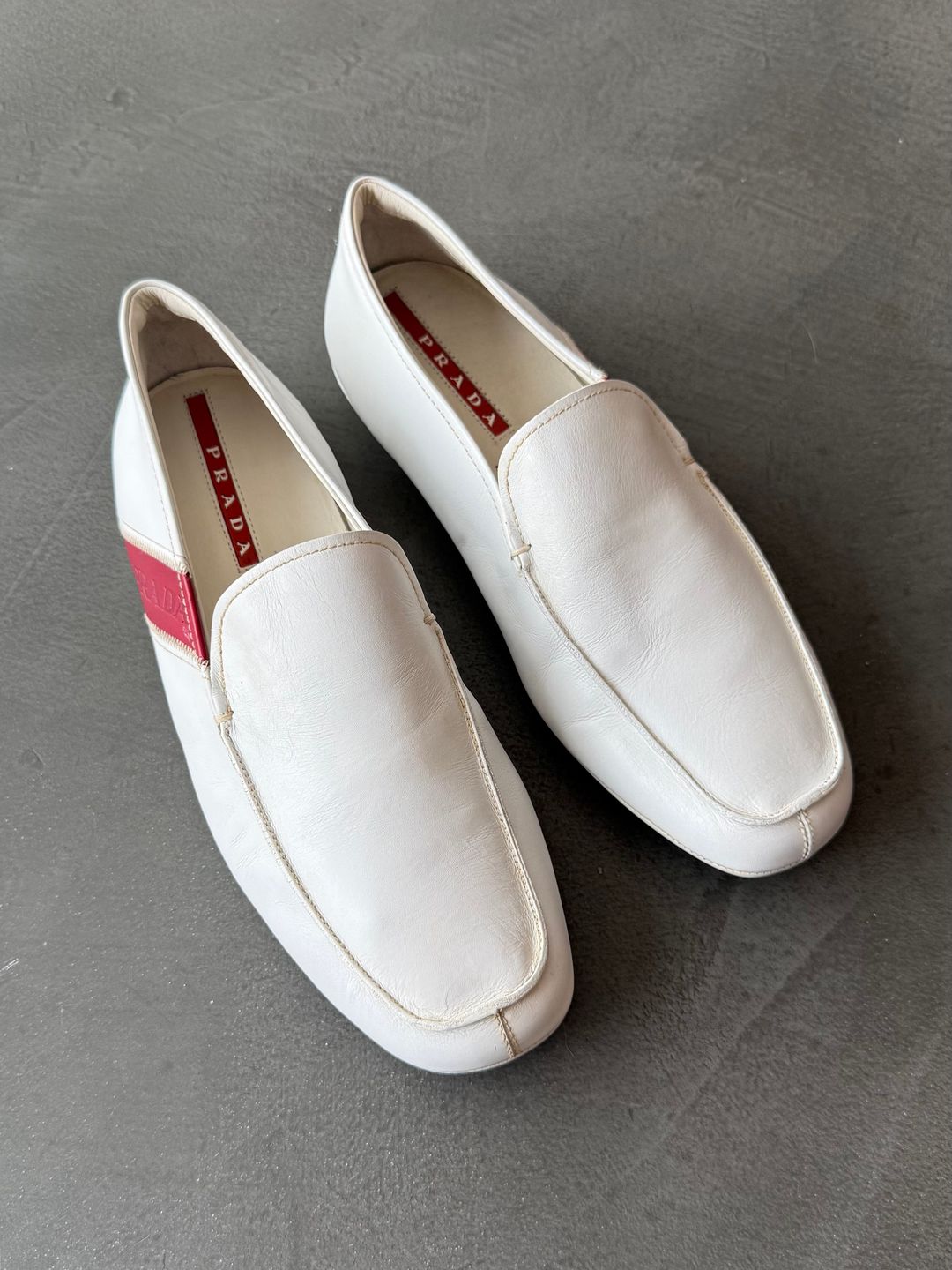 Prada Linea Rossa Leather Loafers by PRADA LINEA ROSSA in size EU 37 from SHOES category