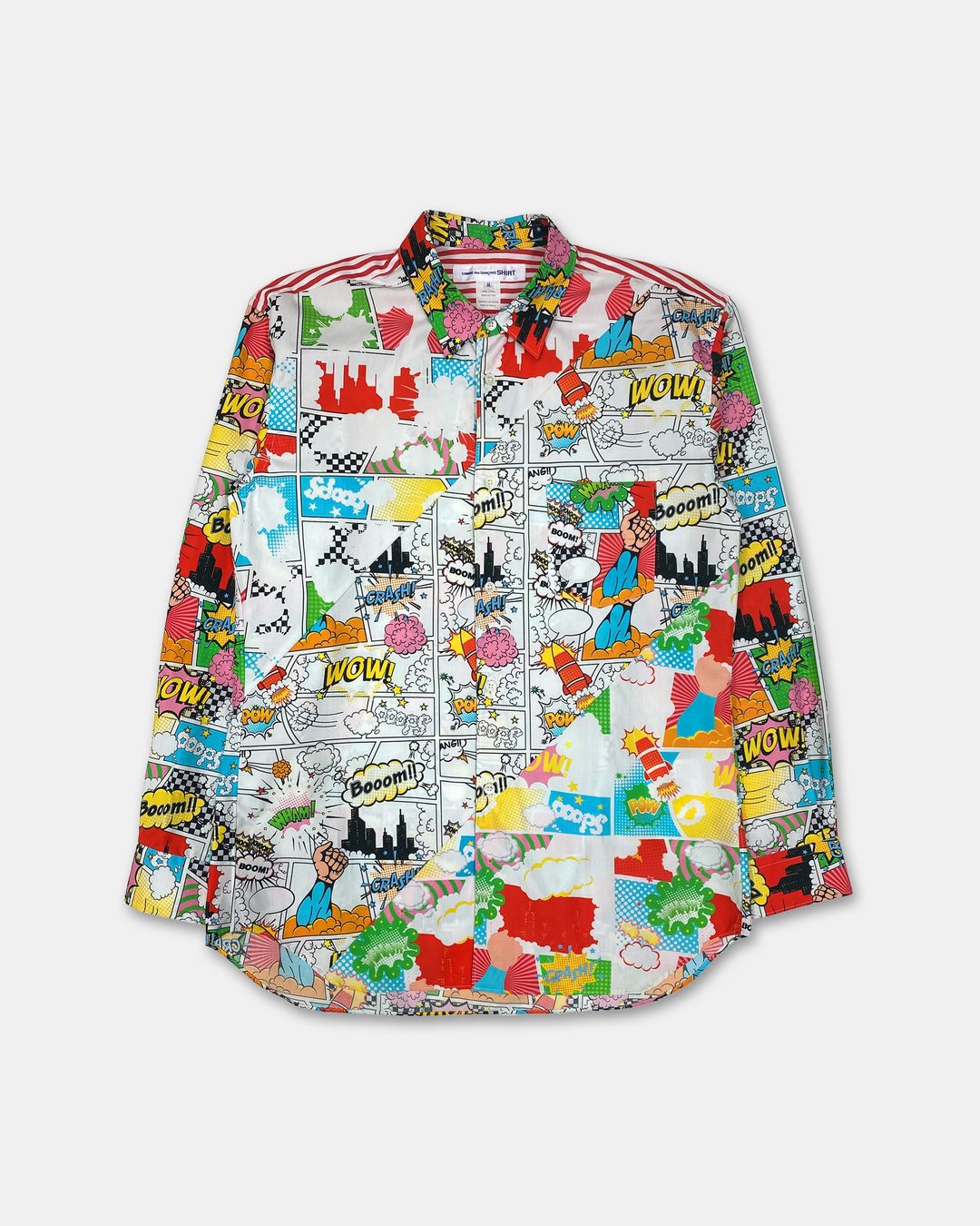 Comme des Garçons Shirt FW2019 Comic Print Shirt Multicolor by COMME DES GARÇONS in size M from SHIRTS category